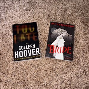 Too Late and Bride Books Set